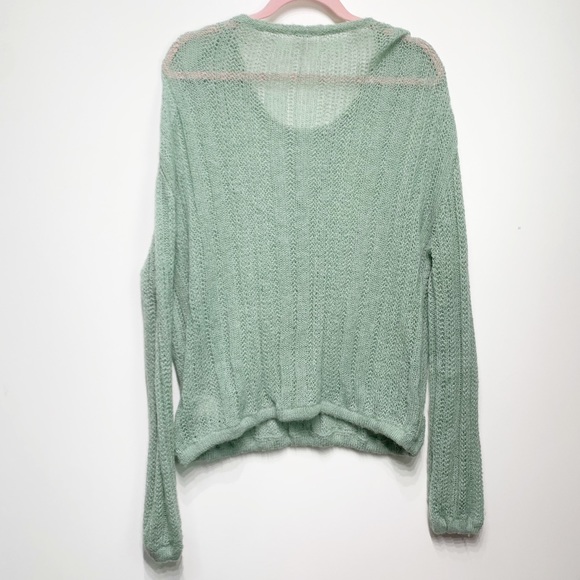 NEW Free People Angel Soft Pullover in Mint - Picture 9 of 9